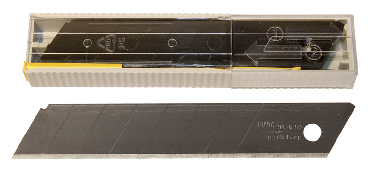 0789 PREMIUM Abbrechklingen BLACK CARBON 18 mm - 0,36 € / Klinge