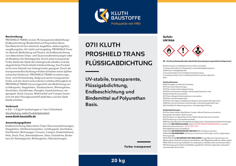 0711 Kluth PROSHIELD TRANS Flüssigkunststoff