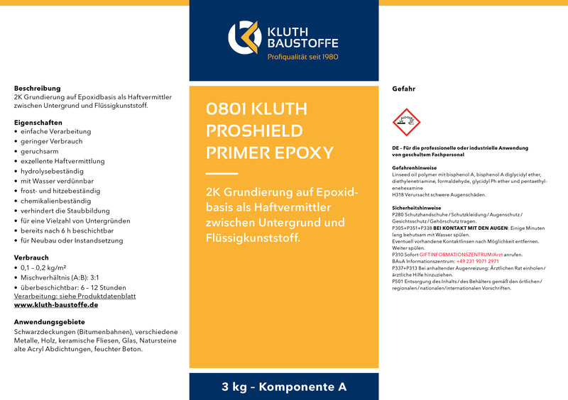 0801 Kluth PROSHIELD Primer Epoxy