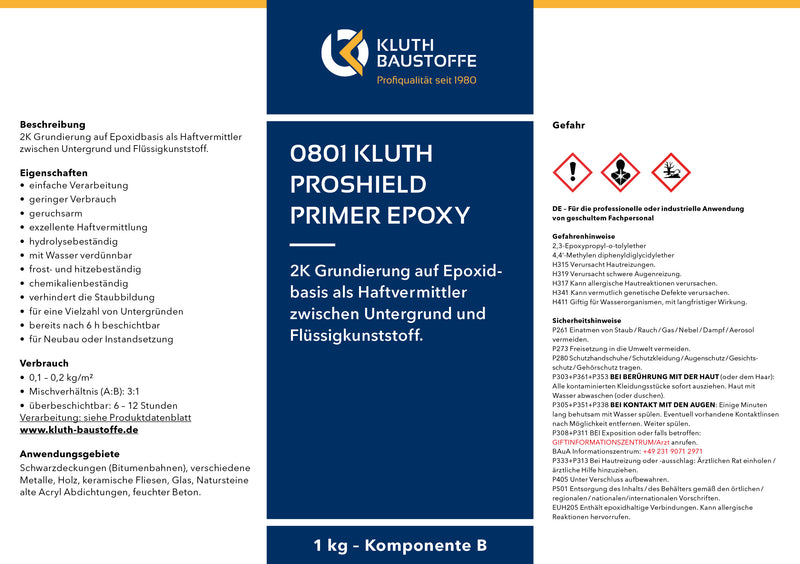 0801 Kluth PROSHIELD Primer Epoxy